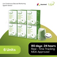 Linx CGM Full Set (6 Units) | 90-Day Sensor | Real-Time Tracking | MDA Approved