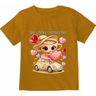 Children's t-shirts / mustard clothes, children's tops, digital images, series 99 Ballerina Cappuchi