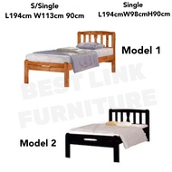 LZD Solid Wooden Bed frame Flat Plywood Base (Single/Super Single Size)