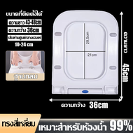 💥ของแท้💥 ฝารองนั่งชักโครก ANDERUI ใช้ได้ทุกยี่ห้อ ทรงเหลี่ยม/U/V/O ปิดเบา หนาพิเศษ กันแตก ติดตั้งง่า