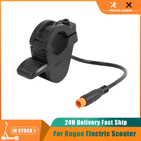 Electric Scooter Thumb Throttle Assembly for Kugoo Kukirin G4 Max KickScooter Finger Brake Accelerat