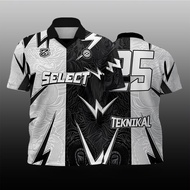 Retro Collar Football Jersey Virus Jersey Collar Lightning Dragon Japanese Unisex Retro Collar Polo Shirt Jersey Virus Short Sleeve
