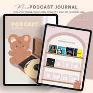 數位 Digital Podcast Journal - Podcast log tracker for GoodNotes