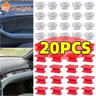 Car Dashboard Dash Trim Clips For BMW 3 7 Series X3 E46 E65 E66 E67 E68 E83- Red White Automobile In