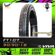 TAYAR VIVA TUBELESS TYRE FT107 90/90-18