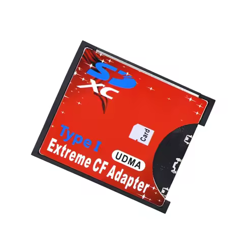 TISHRIC SD To CF Card Adapter MMC SDHC SDXC To Standard Compact Flash Type I Card Converter UDMA Car