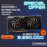 Sapphire RX 7600 PULSE 8GB Video Card [NEW]