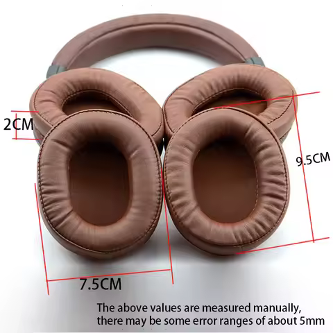 Replacement EarPads Cushions for Audio Technica ATH M70 M50X M50 MSR7 M40X M40 M30X Headset Earmuff