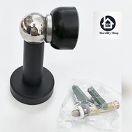 Penahan Pintu Magnet Stainless Hitam K61A-DoorStop Door Stop Door Stopper Ganjaran Pintu Stenlis mag