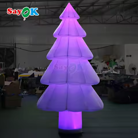 Inflatable Christmas Tree with Built LED Lights For Christmas Outdoor event Holiday Event Advertisin