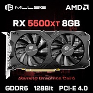 MLLSE AMD RX5500XT 8G Gaming Graphics Card 8GB 128Bit GDDR6 PCI-E 4.0×8 GPU Radeon Rx5500xt 8Gb Game