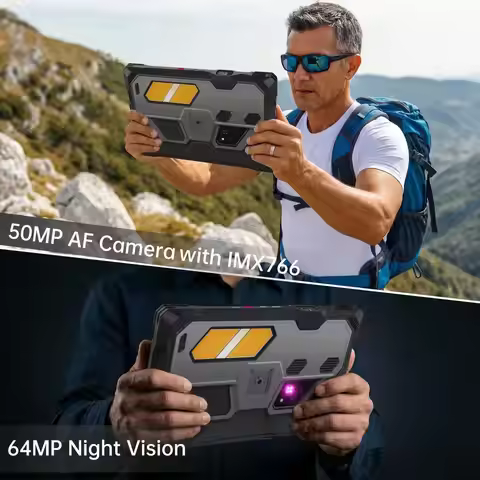 Unihertz 8849 Tank Pad Ultra Rugged Tablet Projector 16GB+512GB 10.95 inch Android 15 Dimensity 8200