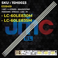 Backlight TV SHARP 60 Inch LC-60LE830M LC-60LE835M E329419