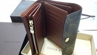 附購買證明 Louis Vuitton LV M60047 經典花紋多功能扣式中夾 微風專櫃貨 (12)