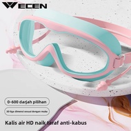 Goggle Swimming With Power Degree Kids Adult Swimming Goggles Gogle Cermin Mata Renang Berenang