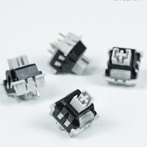 LEOBOG Graywood V4 Switch Linear POM HIFI Switches For Custom Mechanical Keyboard Gaming Kit 5Pins W