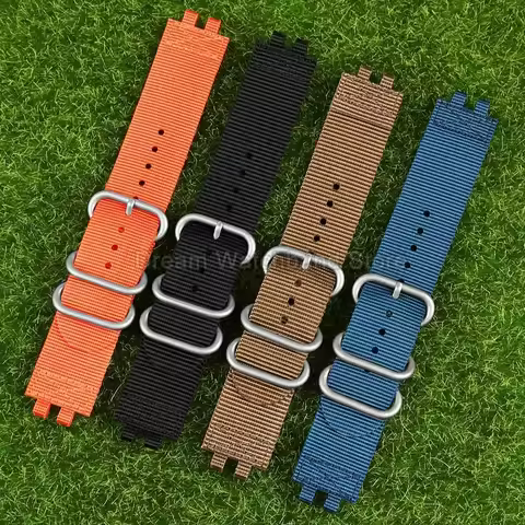 Stylish Outdoor Nylon Watch Accessories for Casio G-SHOCK GMW-B5000 Double-Convex Interface Wear-Res