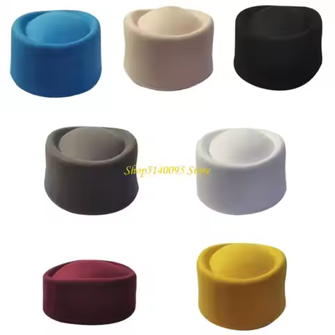 DXAE Pillbox Hat Top Hat Millinery Fedoras Women Hostess Wear for Stewardess
