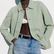 Zara denim sage authentic size S