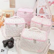 1 Piece Quilted Floral Camera Bag Digital Camera Bag Travel Camera Prot Anti-Shock Digital Camera Ca
