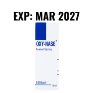 Oxy Nase Spray 0.05% (Adult Nasal Spray) 15ml Fast Relief of Blocked Nose Oxy-Nase