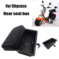Electric Scooter Rear Seat Square Cushion Storage Box With Lock Trunk For Citycoco Electric Scooter 