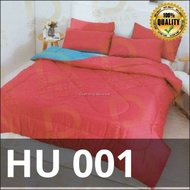 CADAR SET 7 IN 1 PLAIN / WITH COMFORTER + BEDSHEET ( SUPERQUEEN)