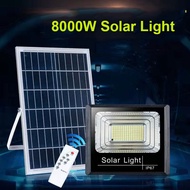 8000W Solar Light Outdoor Waterproof IP67 LED floodLight solar panel Solar Light With Remote Control