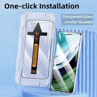 Dust Free Easy Install HD Full Clear Tempered Glass for HUAWEI Nova 12 7 8 9 Honor X50 V40 X40 70 80 100 Magic 3 4 5Pro Mate 60 30 40 Pro P70 50 Edge Glue Screen Protector