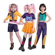 - aa19 Costume Lumi European American Demon Hunter Costume cos Mira Girl Group Suit Zoe Halloween De