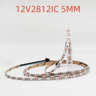 DC12V แอดเดรส WS2812B 3535แถบพิกเซล RGB Led 60LEDs/M 5Mm FPC ไม่กันน้ำ60พิกเซลส์/เมตรเป็น2812