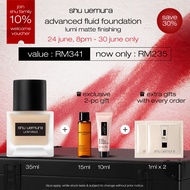 [june exclusives | 24 june,8pm - 30 june] shu uemura advanced unlimited breathable fluid lasting fou