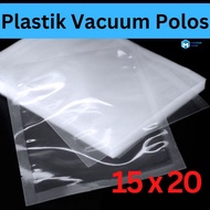 15x20 Plain vacuum plastic, plain vacuum plastic, frozen food packaging vacuum bag