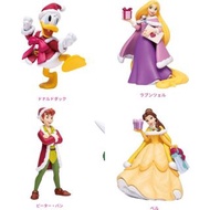 日本 disney 聖誕happy賞 一番賞 (唐老鴨、貝兒、長髮公主、小飛俠)