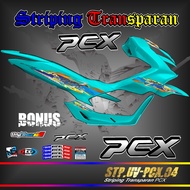 PCX Sticker Striping PCX Sticker Motor Honda PCX Variasi Transparan Thailook 004
