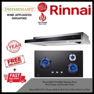 Rinnai RH-S309-GBR-T Slimline Hood + Rinnai RB-93TG 3 Burner Built-in Hob *BUNDLE DEAL - FREE DELIVERY