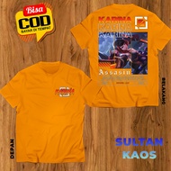 SULTAN KAOS DEWASA DAN ANAK MOBILE LEGEND KARINA SPIDER LILY BAJU ML KARINA ASSASIN TSHIRT MLBB BISA