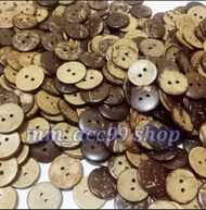 COD Kancing Baju Batok Diameter 18 mm isi 100Pcs / kancing batok 1,8 cm ISI 100PCS / kancing kayu ba