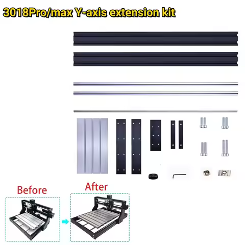 CNC 3018 Pro Upgrade Kit Y Axis Extension Kit for 3018 to 3040 CNC Engraving Machine Laser Engraver
