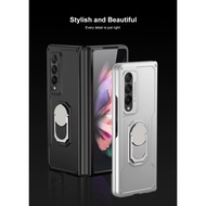 Gkk Case Samsung Galaxy Z Fold 3 2021 Hardcase Metal Armor 360 Ring Case Fold 3