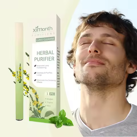 Natural Herbal Breathing Stick Fresh Breath Support Aromatherapy Inhaler Portable Wellness Care Dail
