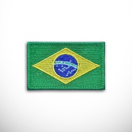 Patch Flag of Brazil Emblem Embroidery State Flag State State Country Brazil Brazil Brazilia Brazili