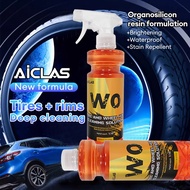 AICLAS Car wash shampoo Wax silicone tyre Polish tayar Cecair pembersih tayar dan roda 500ml pekat  