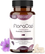 FloraCap Feminine Probiotic for Vaginal Health | 47.5 Billion CFU | 10 Live Strains | Promotes Vagin