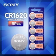 Hi tech﹉5pc/lot Sony Original CR1620 Button Coin Cell Battery For Watch Car Remote Key cr 1620 ECR16