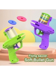 1 pistola de juguete de espuma hecha de material plástico, pistola popular, rifle de munición suave, rango de disparo ultra largo, adecuada para juegos al aire libre de los niños para mejorar sus habilidades físicas, entretenimiento de juegos de fiesta, regalo de cumpleaños para niños y niñas, regalo de Halloween y Pascua