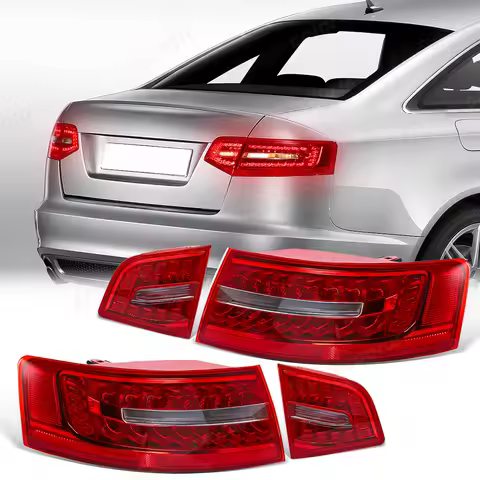 4F5945095J 4F5945096J LED Tail Light For Audi A6 C6 S6 Quattro RS6 Saloon Sedan 2009 - 2011 Brake La