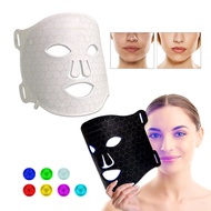 Rechargeable LED Face Mask for Home Photon Therapy Beauty Mask Skin Rejuvenation Facial Lifting Whitening 7 Colors