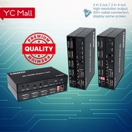 HDMI2.0 2x2 2x4 3D 2K 4K 2 In 2 Out / 4-Out Switch Splitter/Matrix