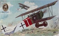 Roden RE48424 1/48 WWI German Air Force Focker D.7 Fighter Airplane Late Model Albatros Factory Plas